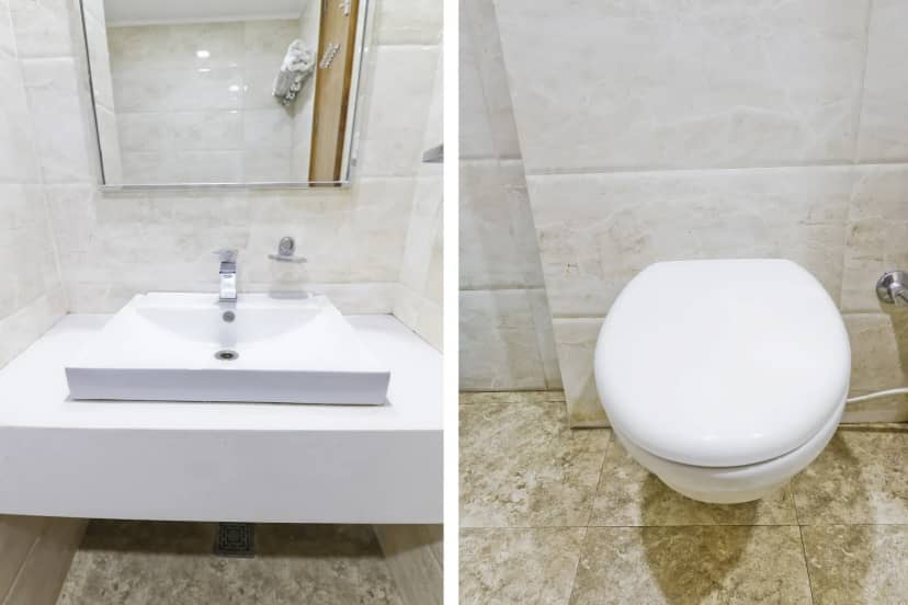 HOTEL GRAND HRIDEY Washroom