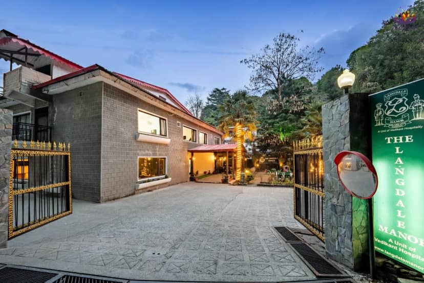 Langdale Manor Nainital Entrance